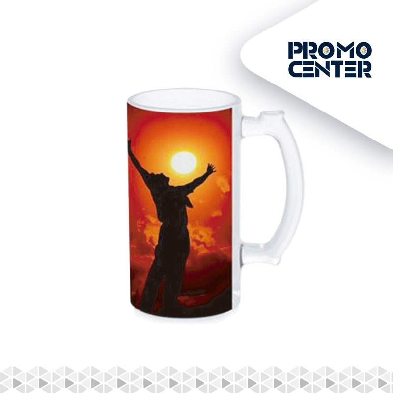 CERVECERO VIDRIO EMPAVONADO EXTERIOR 16 OZ STONE SUBLIMACION CON CAJA INDIVIDUAL