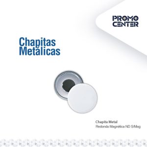 CHAPA METAL REDONDA MAGNETICA