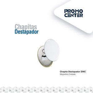 CHAPA OVALADA DESTAP MAGNETIC 45X65 (ZINC)