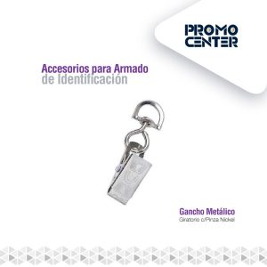 GANCHO PLASTICO PINZA METALICO CINTA 16MM ARMADO LANYARD 6920-1741Q