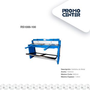 GUILLOTINA METAL PEDESTAL CON PEDAL ANCHO :1000MM