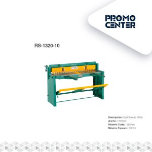 GUILLOTINA METAL PEDESTAL CON PEDAL  ANCHO:1320MM