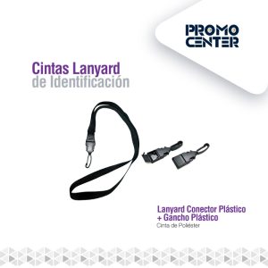 LANYARD 20MMX90CM CONECTOR Y GANCHO PLASTICO