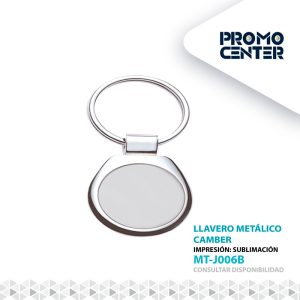 LLAVERO METALICO CAMBER  CON CAJA INDIVIDUAL NEGRA