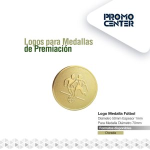 LOGO MEDALLA FUTBOOL 2,5cm DIAMETRO PARA MEDALLA  4.5CM-5.0cm DIAM. ESPESOR<1mm