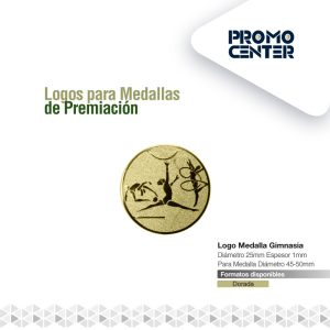LOGO MEDALLA GIMNASIA RITMICA 2,5cm