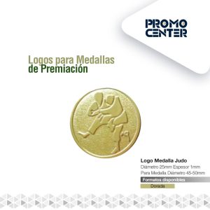 LOGO MEDALLA JUDO  2.5 cm DIAMETRO PARA MEDALLA 4.5cm-5.0CM ESPESOR<1mm