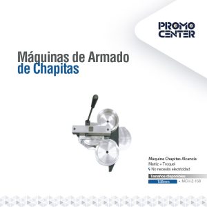 MAQUINA CHAPAS ALCANCIA MCH-2-158MM+MOLDE+CORTADOR