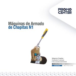 MAQUINA CHAPAS DESLIZABLE CUADRADA MCH-SQ1-37X37MM