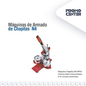 MAQUINA CHAPAS GIRATORIA MATRIZ INTERCAMBIABLE MCH-N4-BDS-MATR