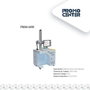 MARKING FIBER LASER MACHINE FM30 AREA 200x300MM