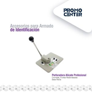 PERFORADORA CREDENCIAL PROFESIONAL PUNTA REDONDA