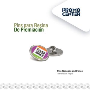 pins bronce resina promocenter.cl