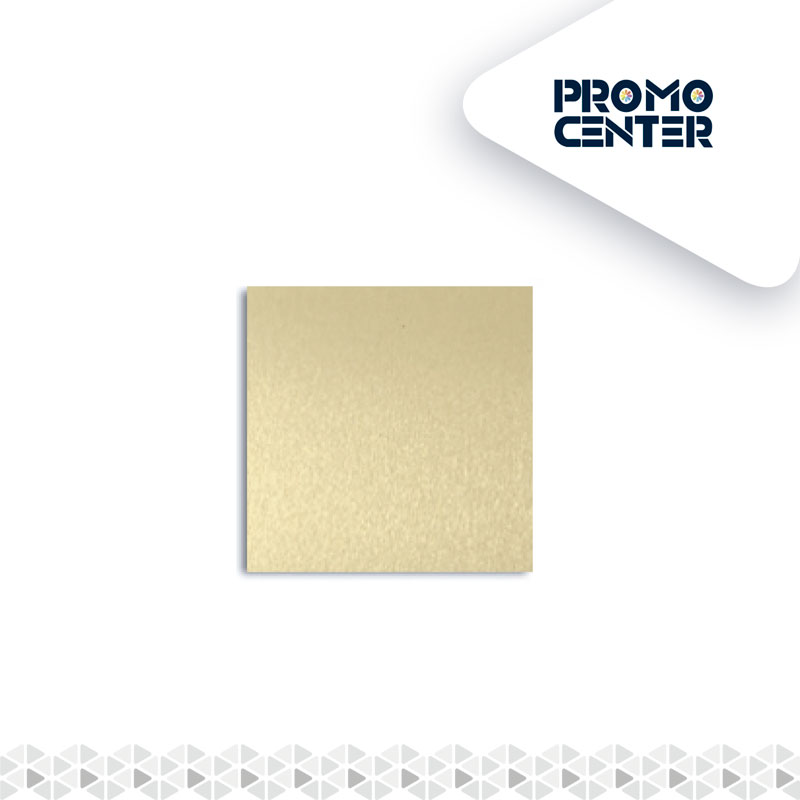 PLACA SUBLIMACION SATIN ORO CLARO ALUMINIO