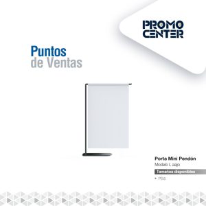 PORTA MINI PENDON MODELO L ALTO PB5