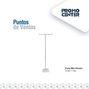 PORTA MINI PENDON MODELO T (BAJO) PB1