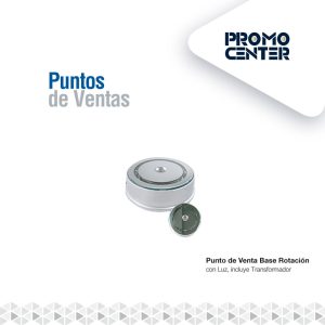 PUNTO VENTA BASE ROTACIÓN CON LUZ RT-47 C-TRANSF