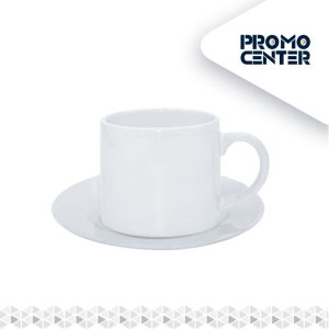 TAZA CON PLATILLO BLANCA 6 OZ STONE SUBLIMACION SIN CAJA INDIVIDUAL