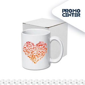 TAZON MÚSICA BLANCO STONE TO ALICE 11 OZ SUBLIMACION CON CAJA INDIVIDUAL