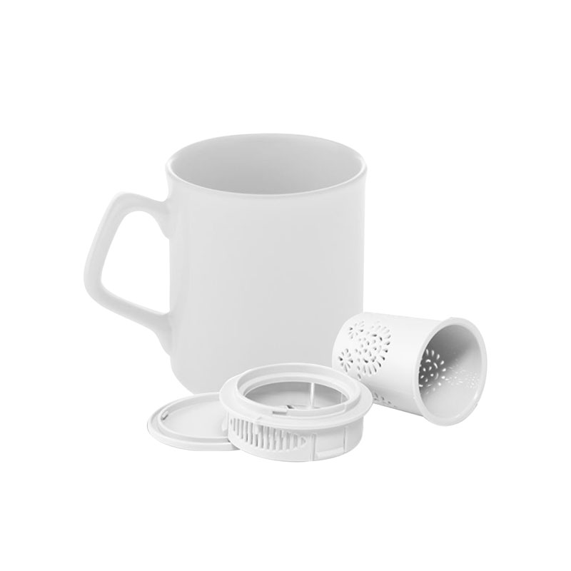 TAZON TE BLANCO STONE 11OZ SUBLIMACION CON CAJA INDIVIDUAL