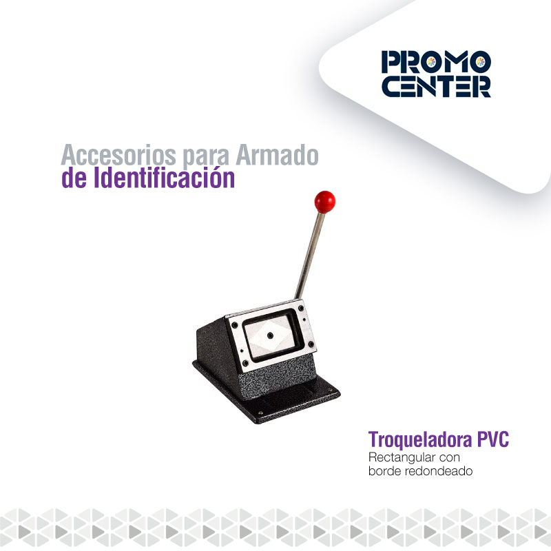 TROQUELADORA LAMINA PVC CREDENCIAL 86X54mm