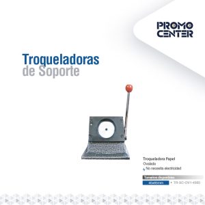 TROQUELADORA PAPEL OVALADA TR-SC-OV1-45X65MM