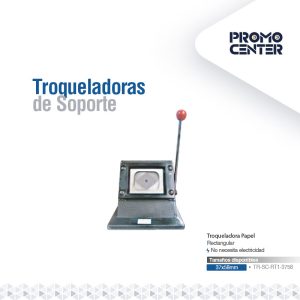 TROQUELADORA PAPEL RECTANGULAR TR-SC-RT1-37X58MM