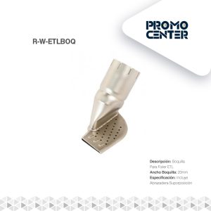 REPUESTO BOQUILLA 20mm  PARA FOILER ETL