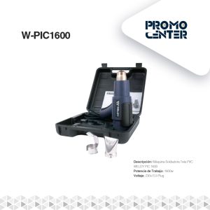 MAQUINA SOLDADORA PVC WELDY PIC 1600W
